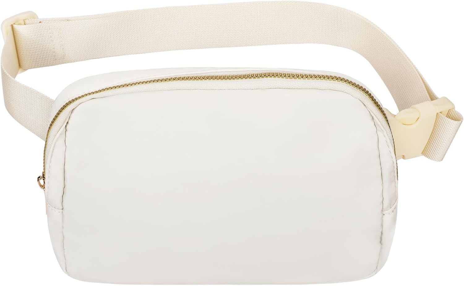 VOROLO Fanny Pack Crossbody Bag For Women And Men Belt Bag Gift For Women Bum Bag with Adjustable Strap for Sports Off White