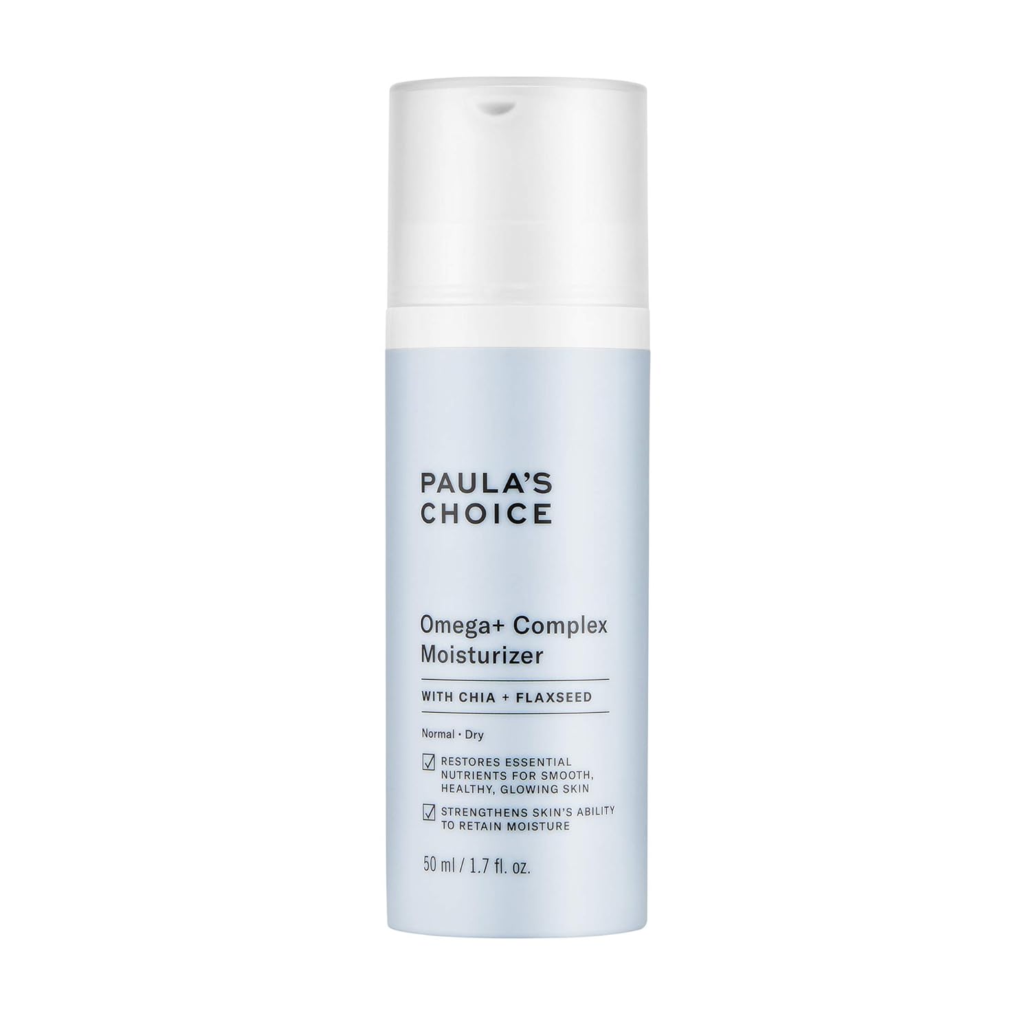 Paula's Choice Omega+ Complex Lightweight Face Moisturizer, Shea Butter & Plant Oils, Brightening Vitamin C - For Dry & Sensitive Skin