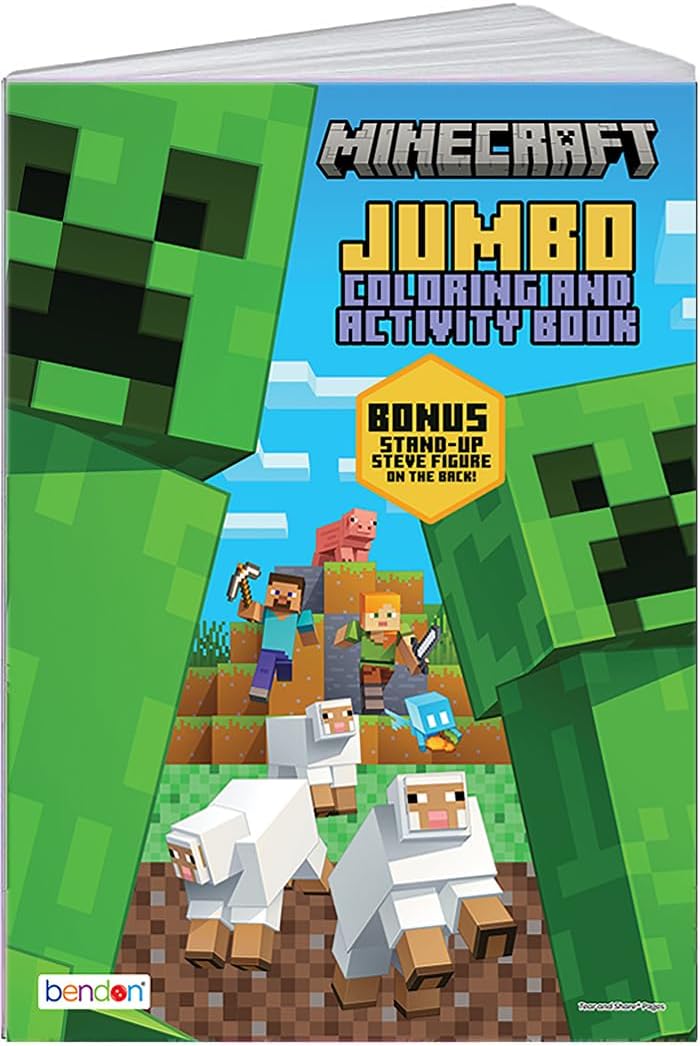 Minecraft Coloring Book | Minecraft Activity & Coloring Book | Mine Craft Jumbo Coloring Books | Minecraft Pixel Art Coloring Book | Video Game Coloring Books | 80 Pages | Officially Licensed