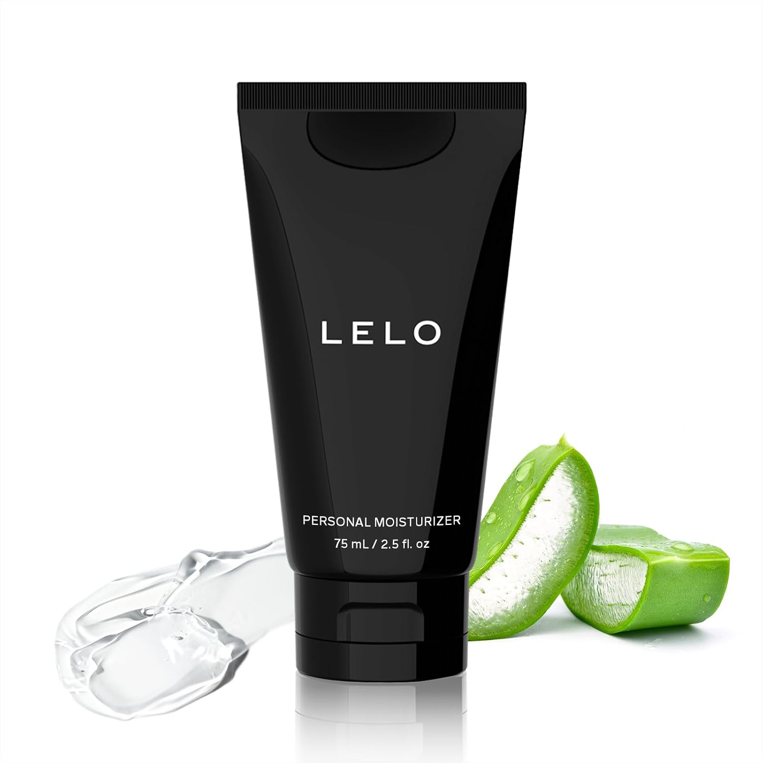 LELO Personal Moisturizer - Water-Based Lubricant with Aloe Vera, 75 ml | This luxury water-based lubricant is enriched with aloe vera, offering smooth, long-lasting moisture for women and men.