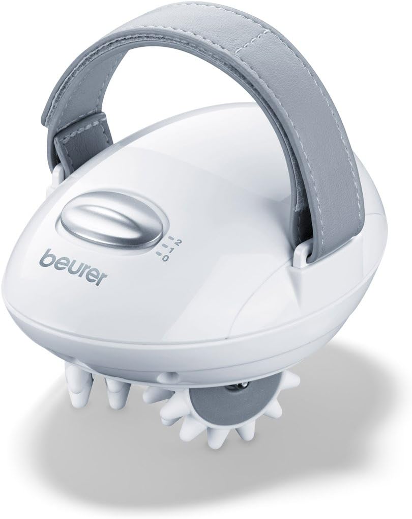 Beurer CM50 Cellulite Massager, Roller and Vibration Massager to Boost Circulation, Collagen Production & Improve Skin Elasticity, 2 Intensity Settings