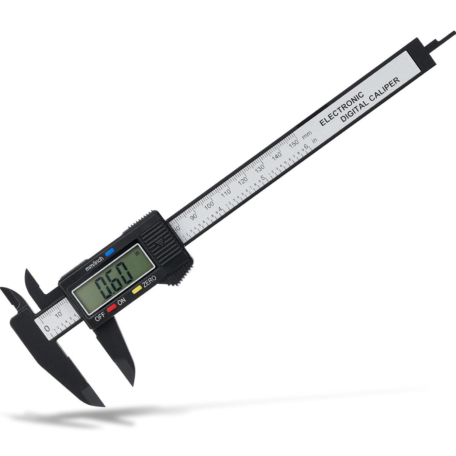 Digital Caliper, Adoric 0-6" Calipers Measuring Tool - Electronic Micrometer Caliper with Large LCD Screen, Auto-off Feature, Inch and Millimeter