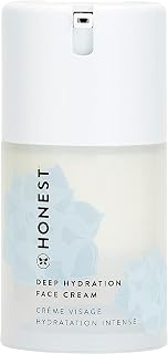 Honest Beauty Deep Hydration Face Cream for All Skin Types | Supports Natural Moisture Barrier | Shea Butter + Baobab Seed Oil | EWG Verified + Cruelty Free | 1.7 fl oz