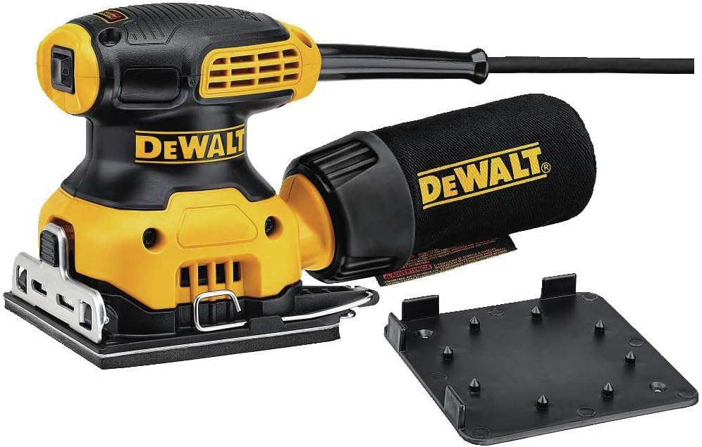 DEWALT Electric Sander, 1/4-Inch Sheet, 14,000 OPM (DWE6411)