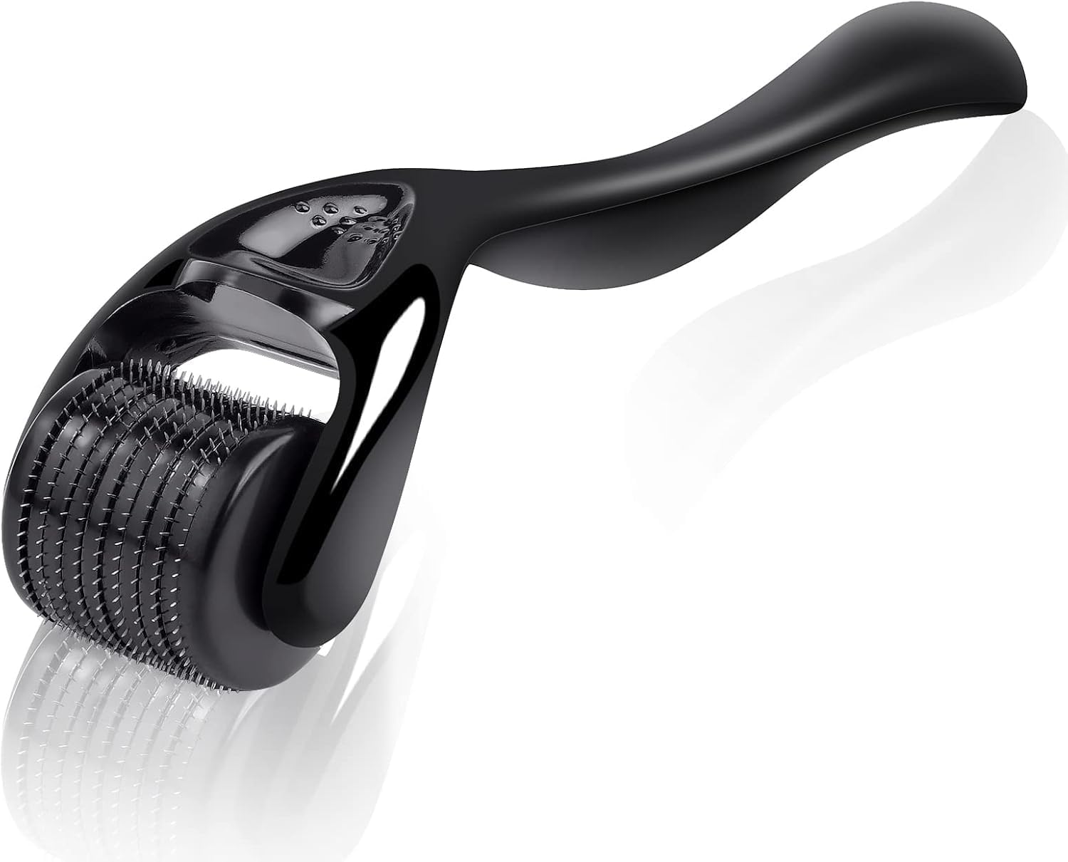 Derma Roller For Hair Growth| Microneedling Roller for Face Body Scalp| Derma Roller for Men & Women| Micro Needling Roller 540 Titanium Needle Home Use, Acne Marks, Cellulite Treatmment (0.75mm)