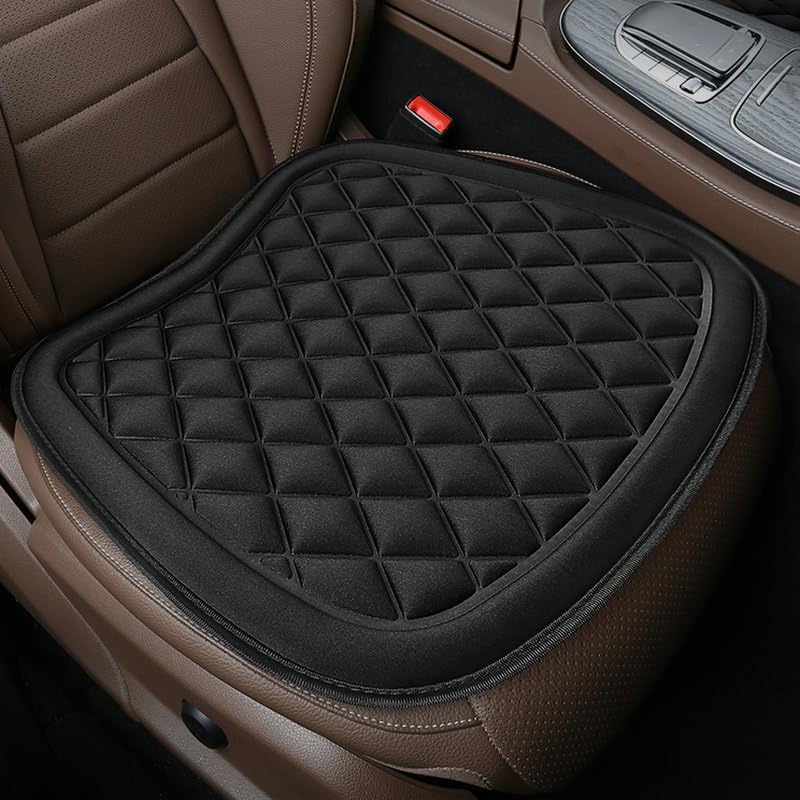 for Suzuki Across/Alto/Baleno/Grand Vitara/Ignis/Jimny Comfort Seat Protector Pad, for Automotive Seat Driver, Travel Pain Relief, Road Trip Essentials for Drivers,1 Front Row-A Black