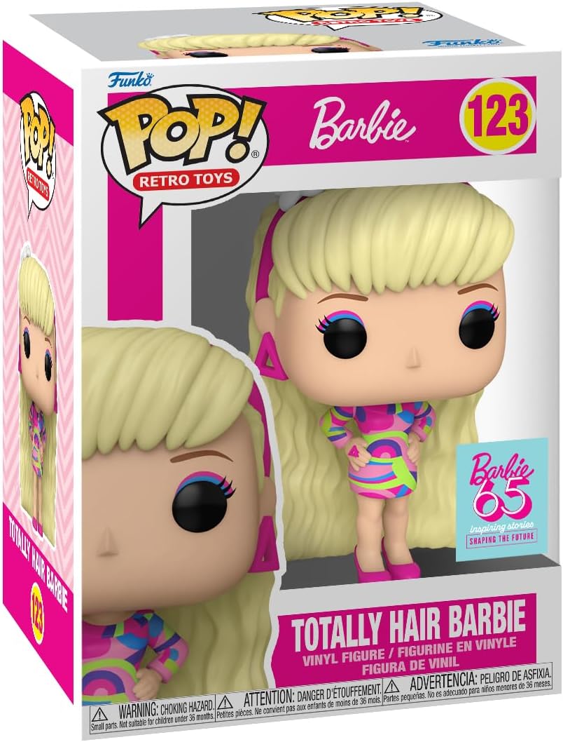 Funko POP! Vinyl: Barbie - Totally Hair Barbie - Collectable Vinyl Figure - Gift Idea - Official Merchandise - Toys for Kids & Adults - Model Figure for Collectors and Display