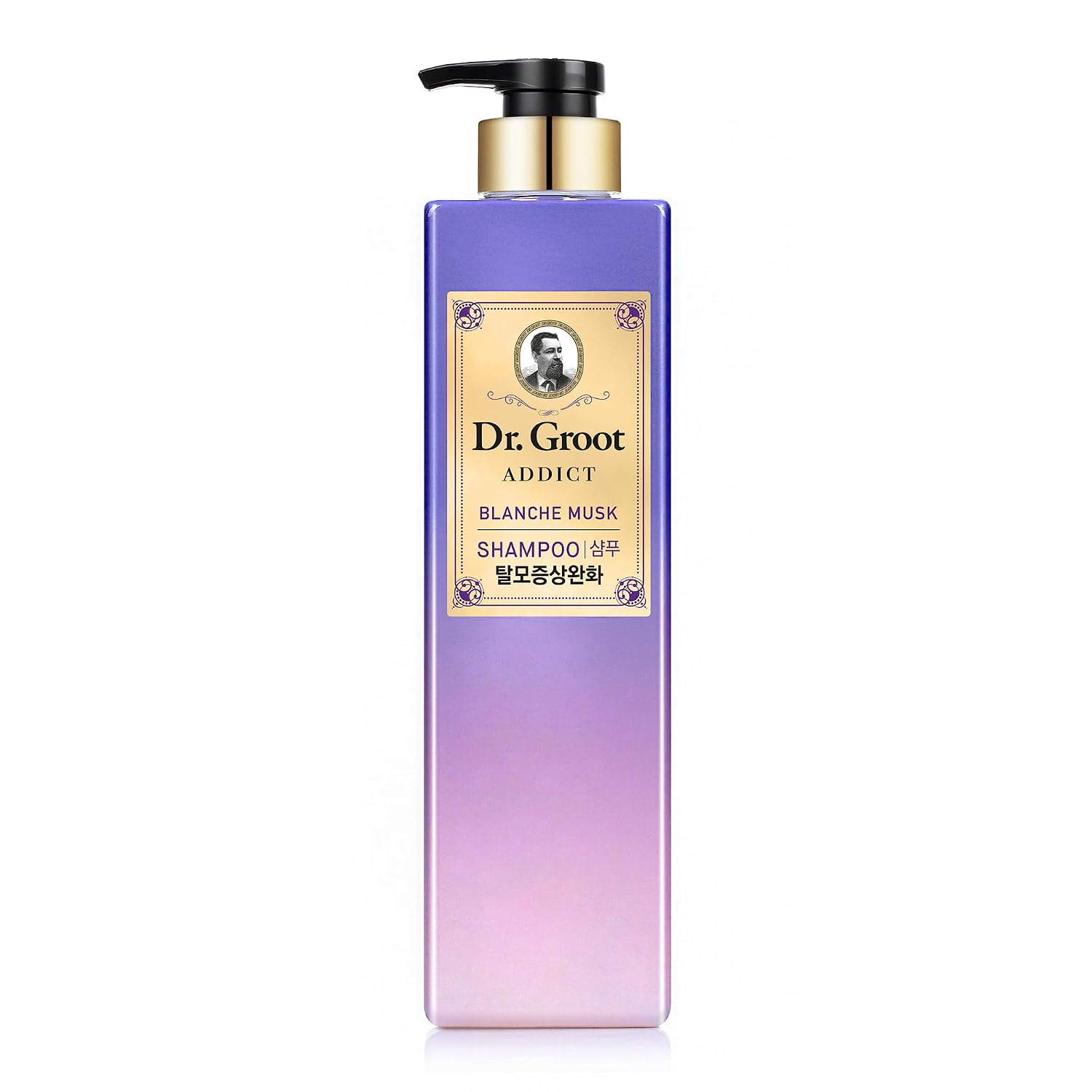 Dr. Groot Addict Shampoo (Blanche Musk, 23fl oz) - Professional Volumizing Shampoo | Thin, Damaged Hair & Odor Control, Amino Acid, Biotin, Silicone-Free | Korean Skincare
