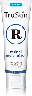 TruSkin Retinol Face Moisturizer – Powerful Anti-Aging Face Moisturizer for Women with Retinol, Hyaluronic Acid & Vitamin E – Retinol Cream for Face Promotes A More Youthful Appearance, 4 fl oz