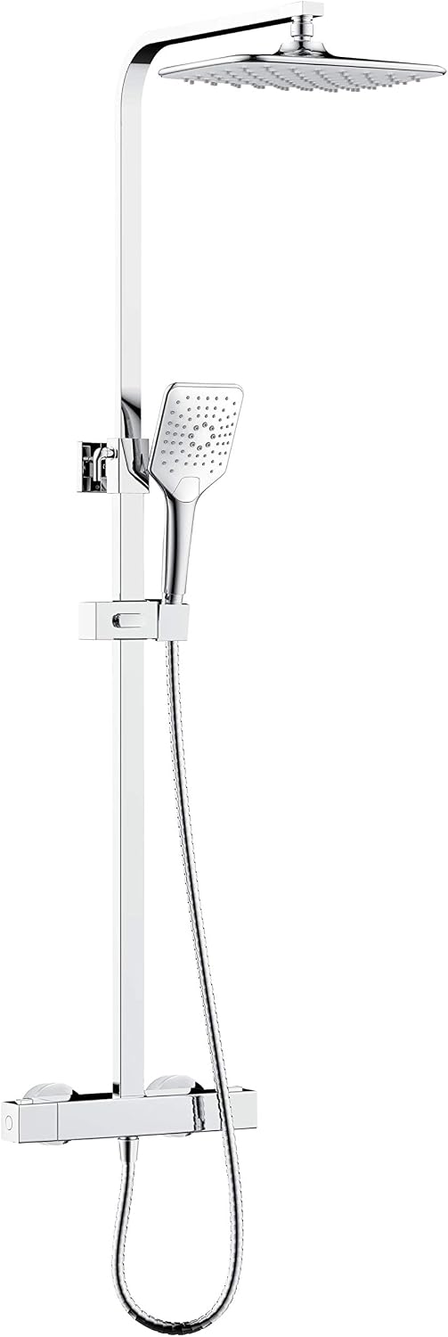 Bristan CRZ2 SHXDIVCTFF C Craze Safetouch Rigid Riser Bar Mixer Shower, Chrome