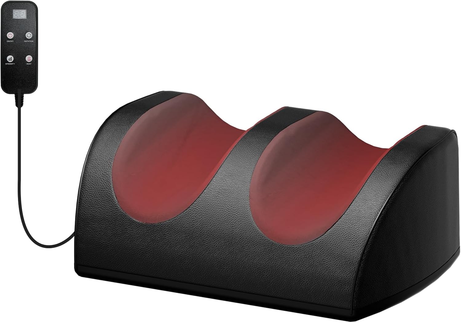 LAOBEN Shiatsu Foot Massager with Heating Function, Relaxes Leg Muscles, Improves Blood Circulation, Foot and Leg Massager with Massage Rollers for Deep Tissue Massage, Gift for Mom, Dad and Friends.