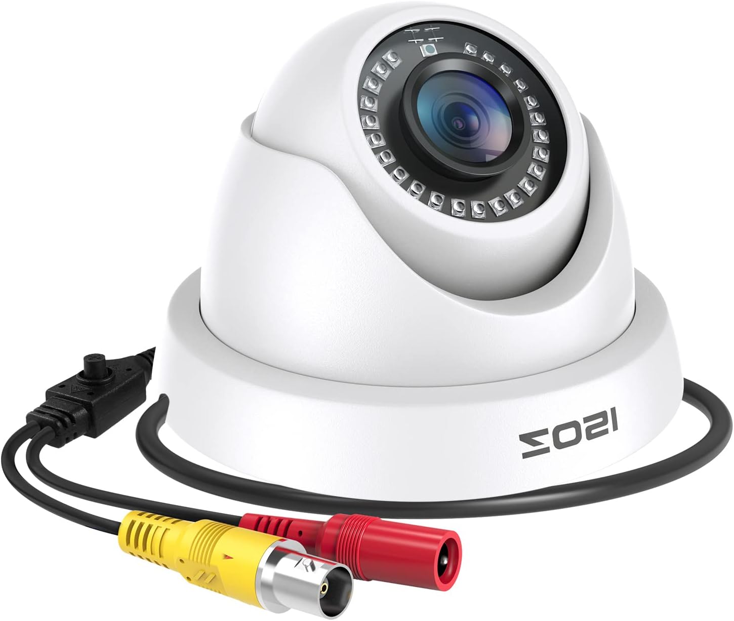 ZOSI 1080p Dome Security Cameras (Hybrid 4-in-1 HD-CVI/TVI/AHD/960H Analog CVBS),2MP Day Night Weatherproof Surveillance CCTV Camera Dome Outdoor/Indoor,Night Vision Up to 80FT
