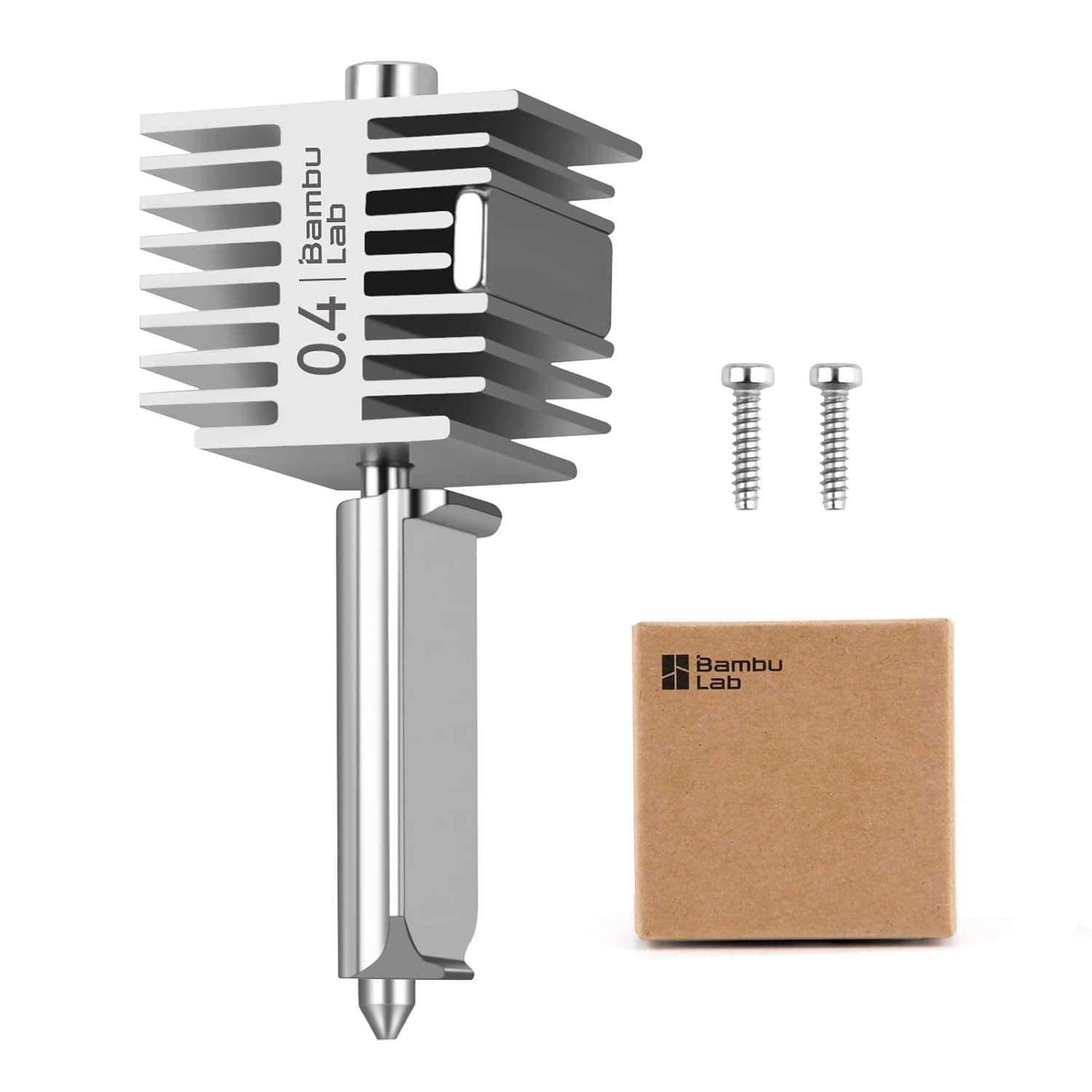 A2L,A1 Mini,A1 Stainless Steel Hotend with 0.4mm Nozzle | All Metal Extruder Hot End Kit,Heating Block Replacement,Quick Swap,Durable Print Head Accessory for A2, A1 Series 3D Printer