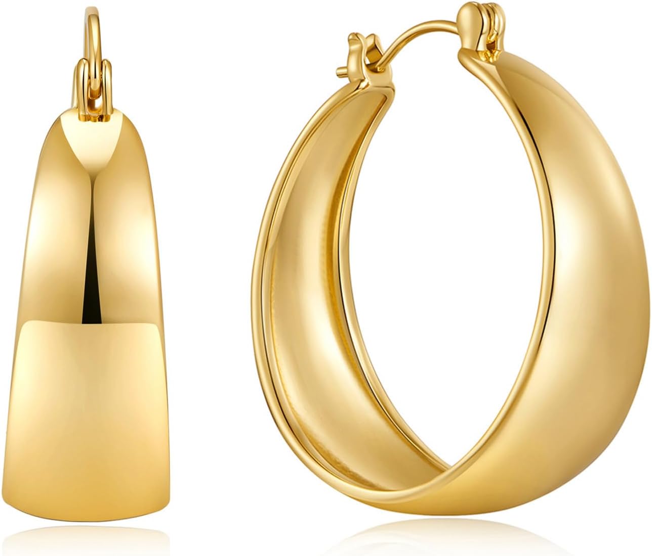 Huggie Hoop Earrings for Women Everyday Fashion Jewelry