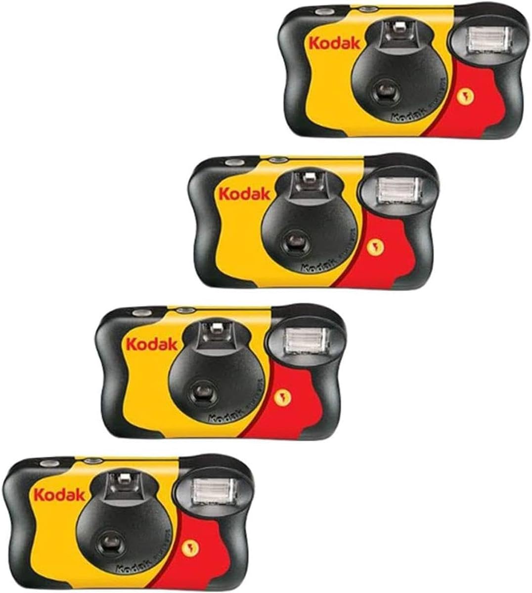 4 X FunSaver Disposable Camera with Flash 800 ISO