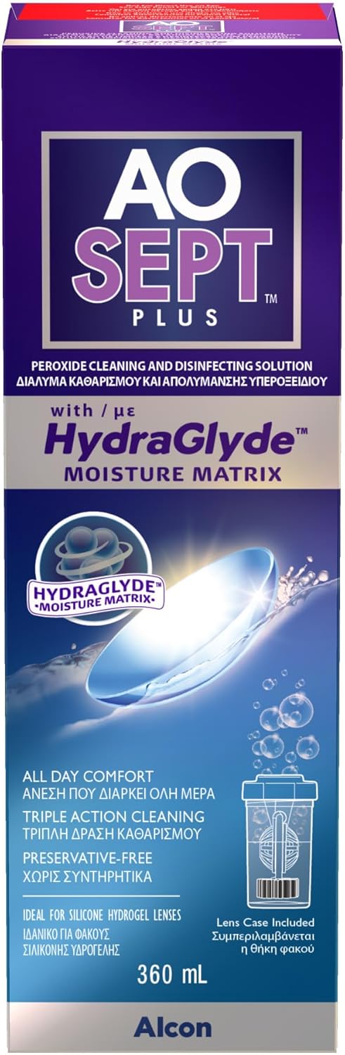 AO SEPT PLUS with Hydraglyde 360 ml with case