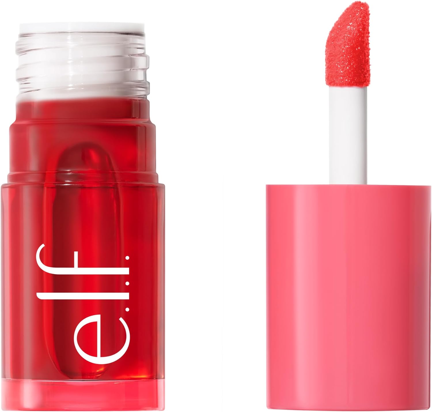 e.l.f. Sheer For It Blush Tint, Multi-Use, Long-Lasting Lip & Cheek Make-up, Creates a Natural Flush Finish, Vegan & Cruelty-Free, Pink Positive
