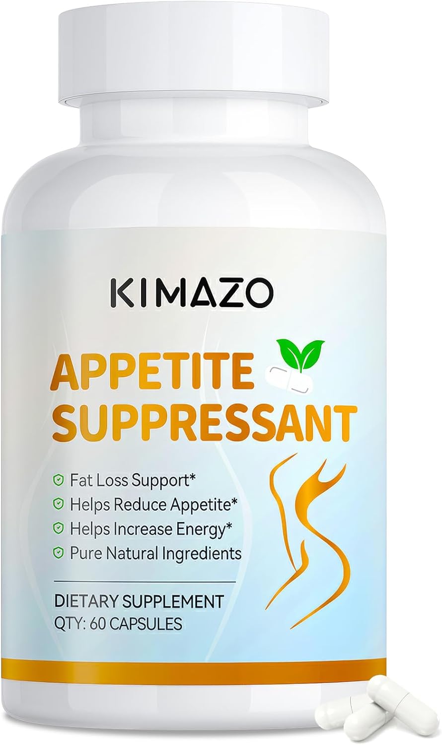 KIMAZO Appetite Suppressant Weight Loss Pills for Women - New Belly Fat Burner for Women | Metabolism Booster, Carb Blocker, Burn Fat 24/7 | Extra Strength Weight Loss Diet Pills - 60 Capsules