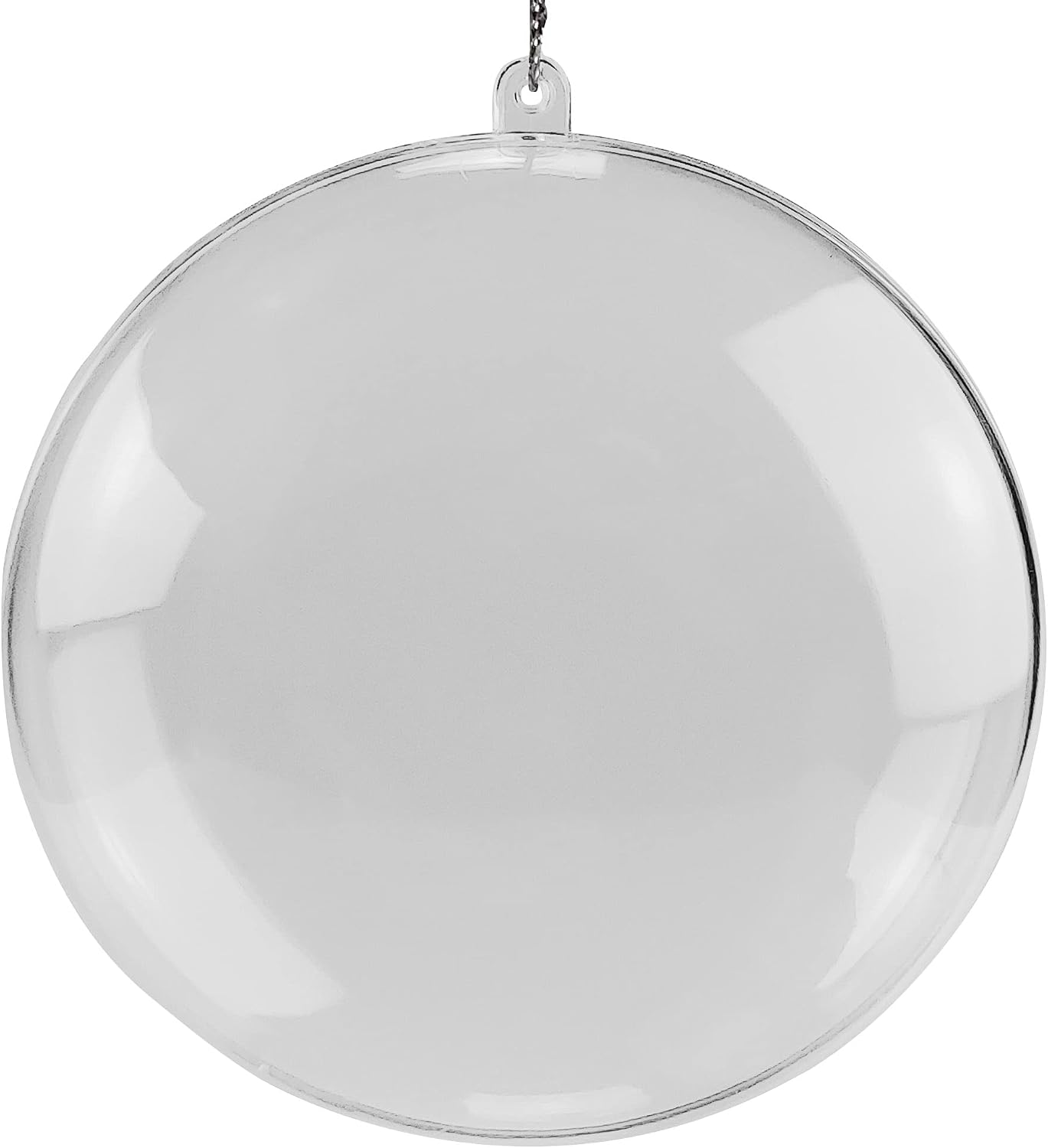 Netuno 5 clear acrylic convex medallions 12 cm 4.72 in plastic balls decorative ornaments transparent DIY crafts Christmas birthday gifts