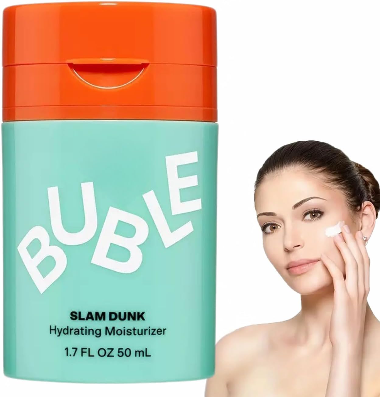 Bub~ble Skincera Slam Dunk Hydrating Face Moisturising Cream,Bubble Vitamin E+aloe Vera Gel Hydrating and Moisturizing Cream,Slam Dunk Facial Moisturizing Nourishing Skin Care,50ml
