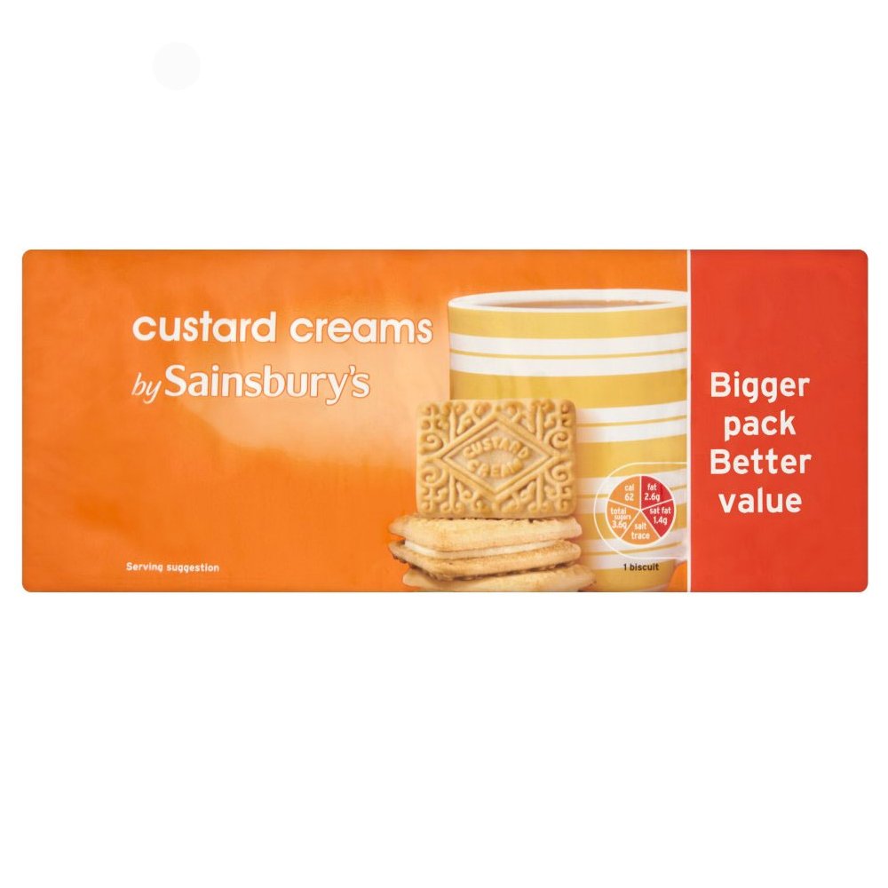 Sainsbury's Custard Cream Busicuits 132g