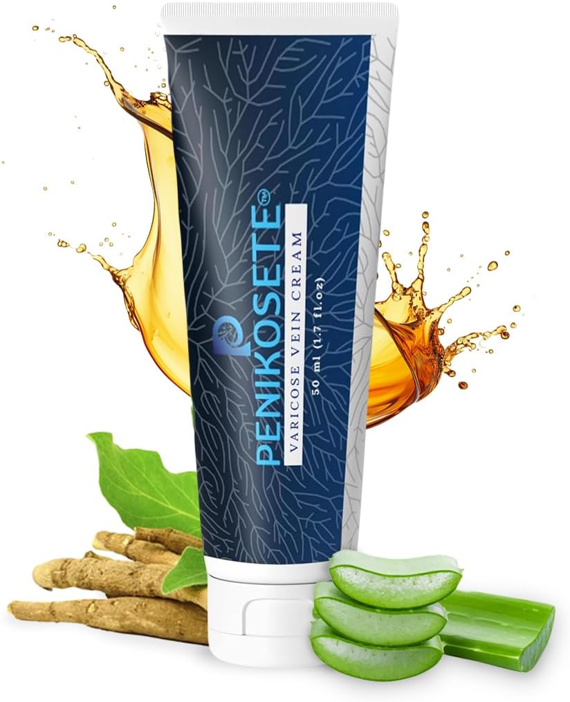 Penikosete Varicose Veins Support | Natural Ayurvedic Cream for Legs with Ashwagandha | Spider Vein Relief for Improved Circulation & Heavy Legs Support | Non-Sticky | Trial Pack