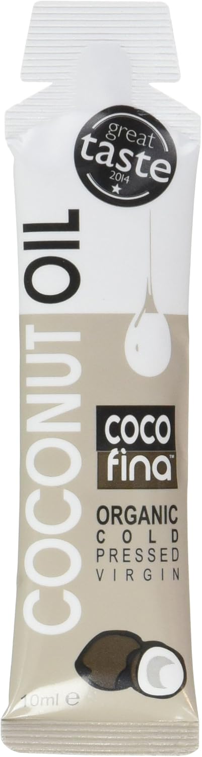 Cocofina Organic Coconut Oil 10 ml Sachets (Pack of 12)