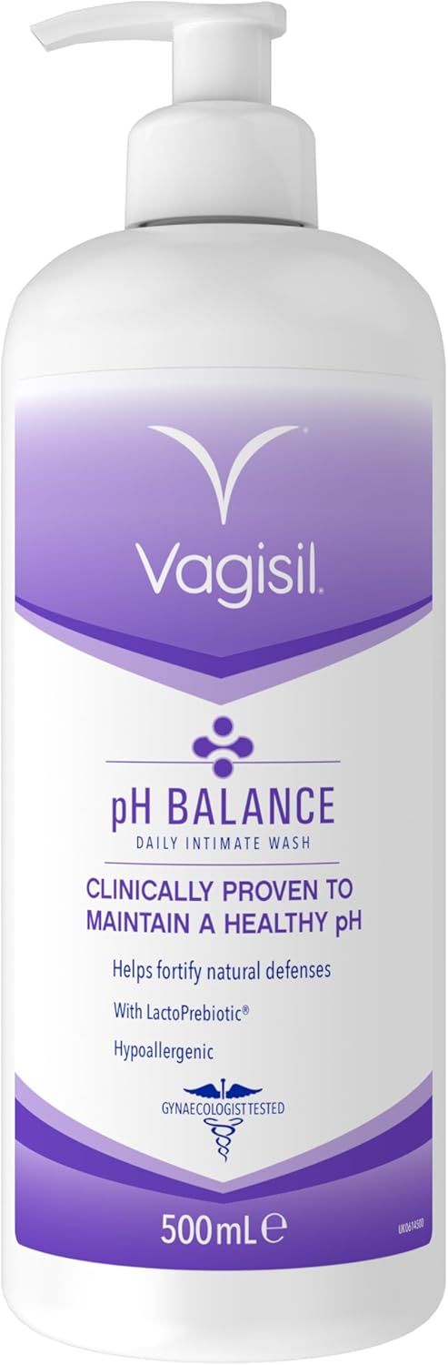 Vagisil Intimate Body Wash Hygiene pH Balance for Feminine Daily Care, 500ml, Daily Protection To Help Fortify Natural Defences With LactoPrebiotic