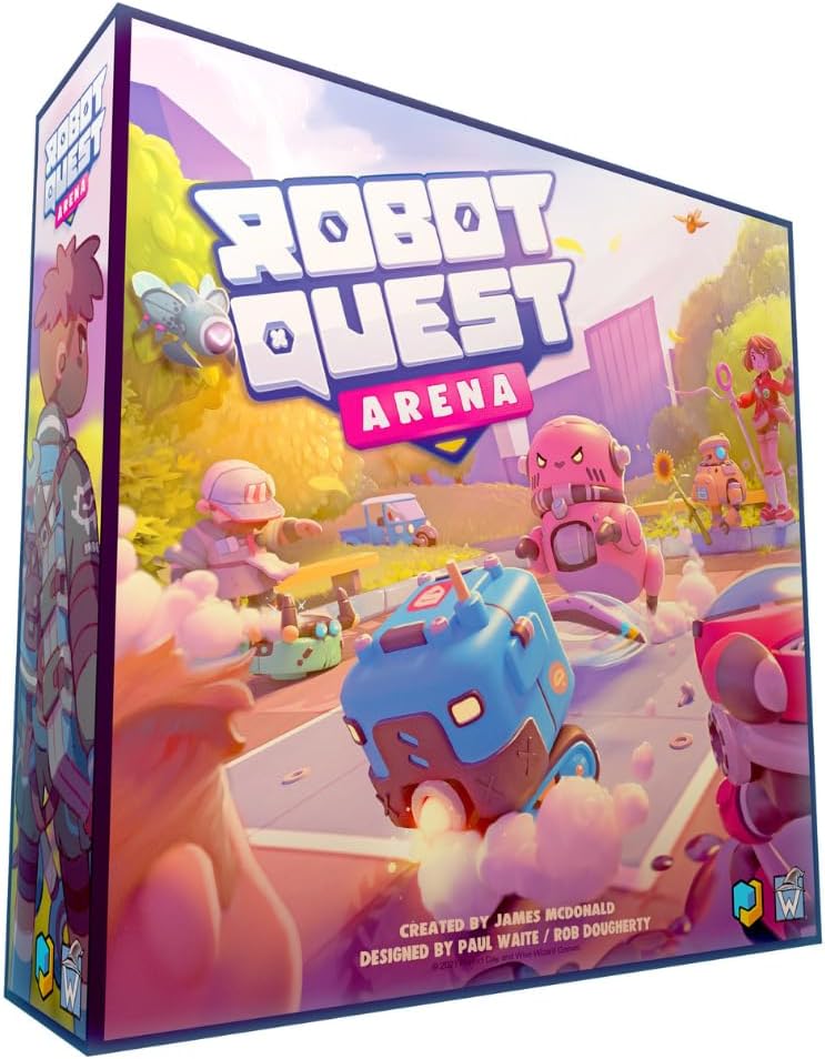 Robot Quest Arena Deckbuilding Board Game