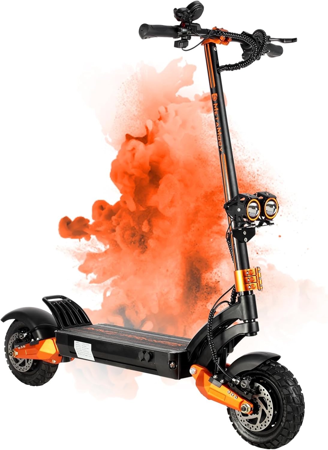 ZO08 Electric Scooter, 3000W Dual Motors Up to 45 MPH, 56 Miles Range 60V28AH Battery, 10" Off Road Fat Tires, Oil Hydraulic Brakes Dual Suspensions Electric Scooter for Adults with Seat