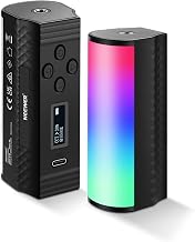 NEEWER Basic 2 Pack Magnetic Handheld Light Wand, 360° Full RGB Mini LED Video Light Stick with 2500mAh Battery,2500-8500K Dimmable Camera Tube Light for Photography TikTok YouTube Vlog,TL96RGB