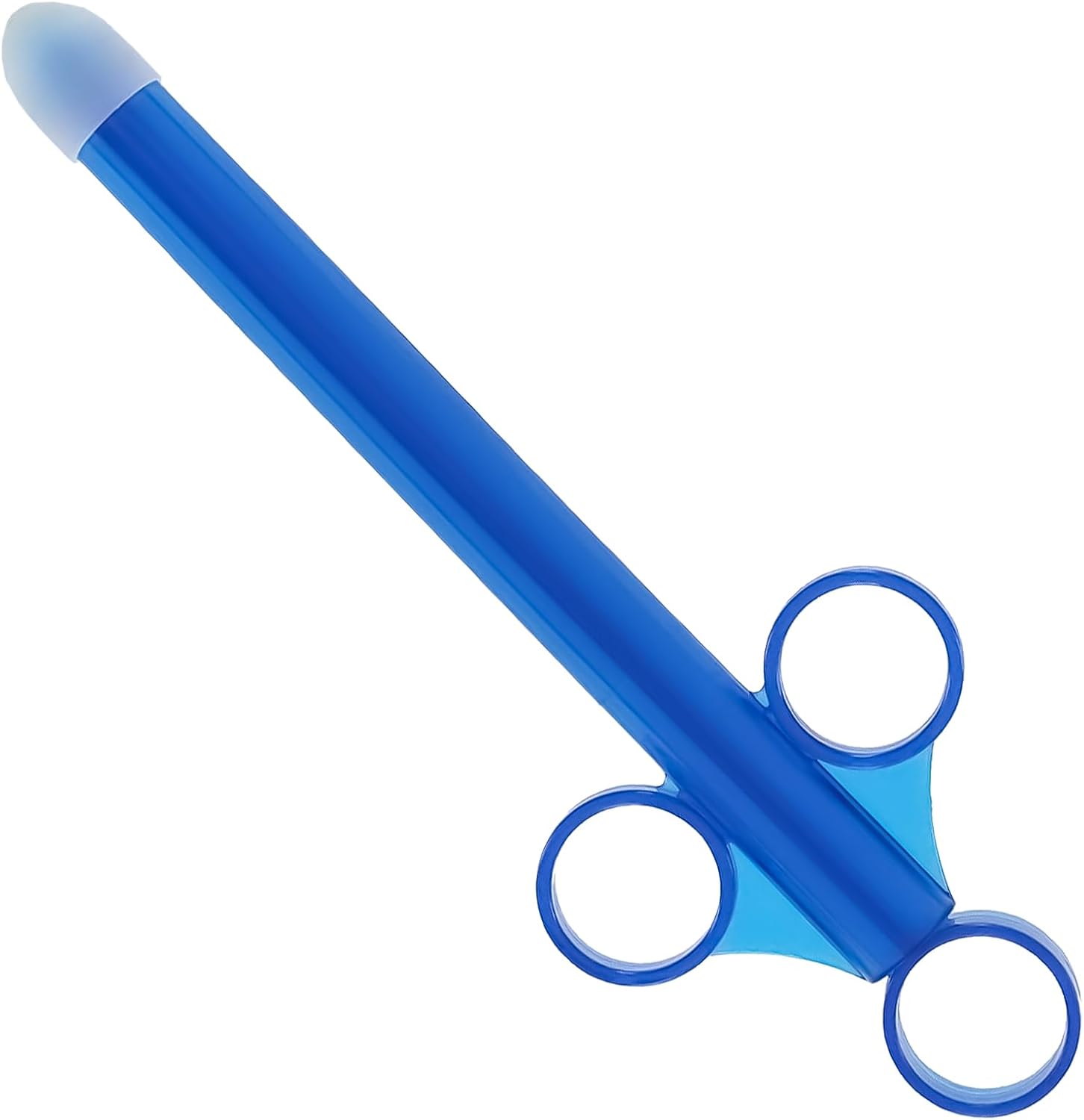 Cleanstream XL Lubricant Launcher, One Hand Use, Smooth Tube for Easy Inserting, Syringe, Toy Friendly, Cap Included to Prevent Leakage, Unscented, Blue, 1 Count