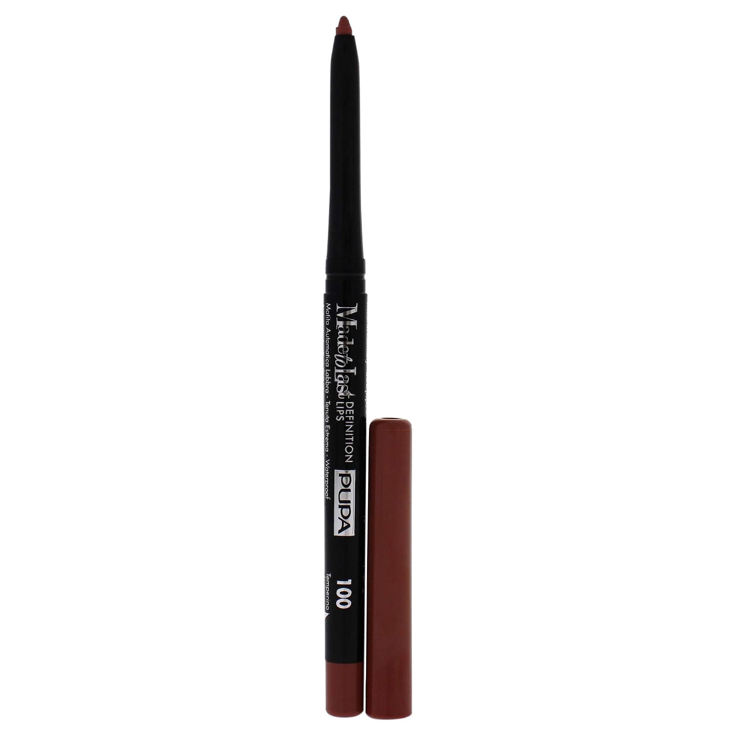 PUPA Milano Made To Last Definition Lips Pencil - For Precise Lip Contouring - Absolute Color Release - Very Smooth Application - Soft, And Clings Perfectly To Lips - 100 Absolute Nude - 0.012 OZ