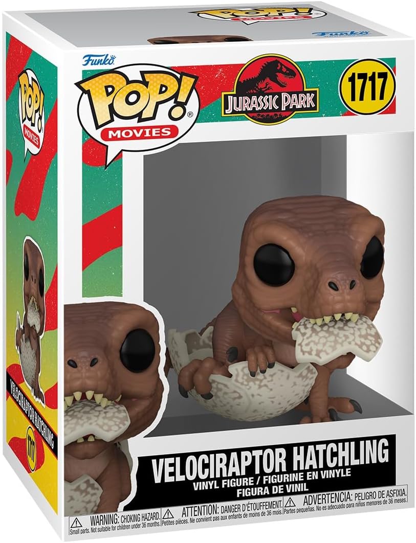 Funko POP! Movies: Jurassic Park Hatchling - Velociraptor - Collectable Vinyl Figure - Gift Idea - Official Merchandise - Toys for Kids & Adults - Movies Fans - Model Figure for Collectors