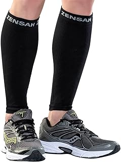 Zensah Running Leg Compression Sleeves - Shin Splint, Calf Compression Sleeve Men and Women