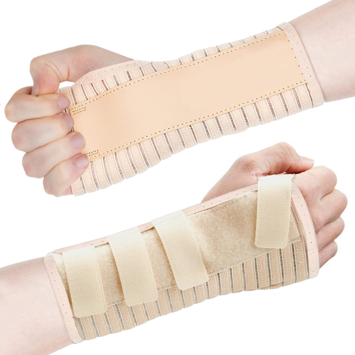 Pure Health Premium Wrist Support Brace - Carpal Tunnel Splint - Relieves Wrist Pain, Sprains, Tendonitis and RSI Adjustable Compression for Optimal Support - Ideal for Men Women (M, Right)
