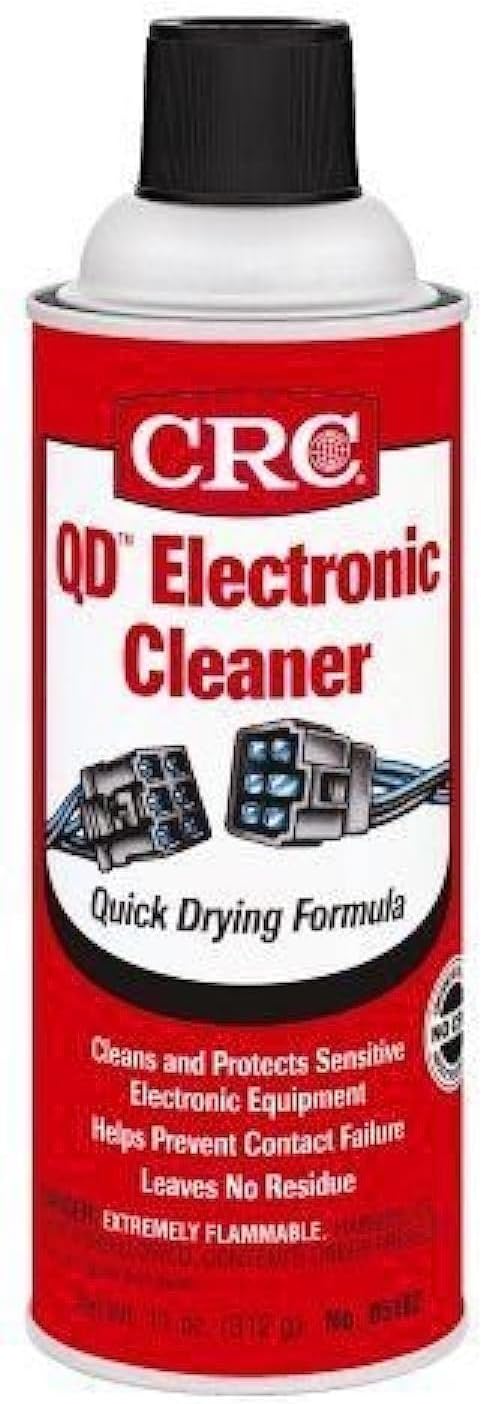 CRC 05103-Case 5103 Quick Dry Electronic Cleaner, 11 oz, 12 Pack