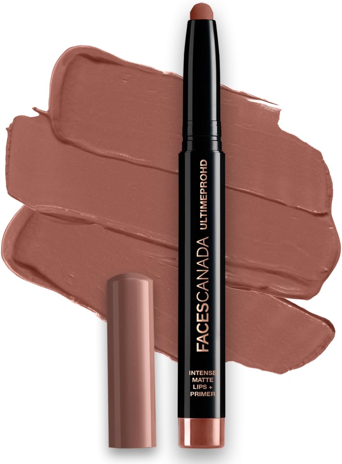 FACESCANADA Ultime Pro Hd Intense Matte Lips + Primer - Espresso 03, 1.4G 9Hr Long Stay Primer Infused For Flawless Hd Matte Finish Intense Color Lightweight Silky Smooth Cream Application