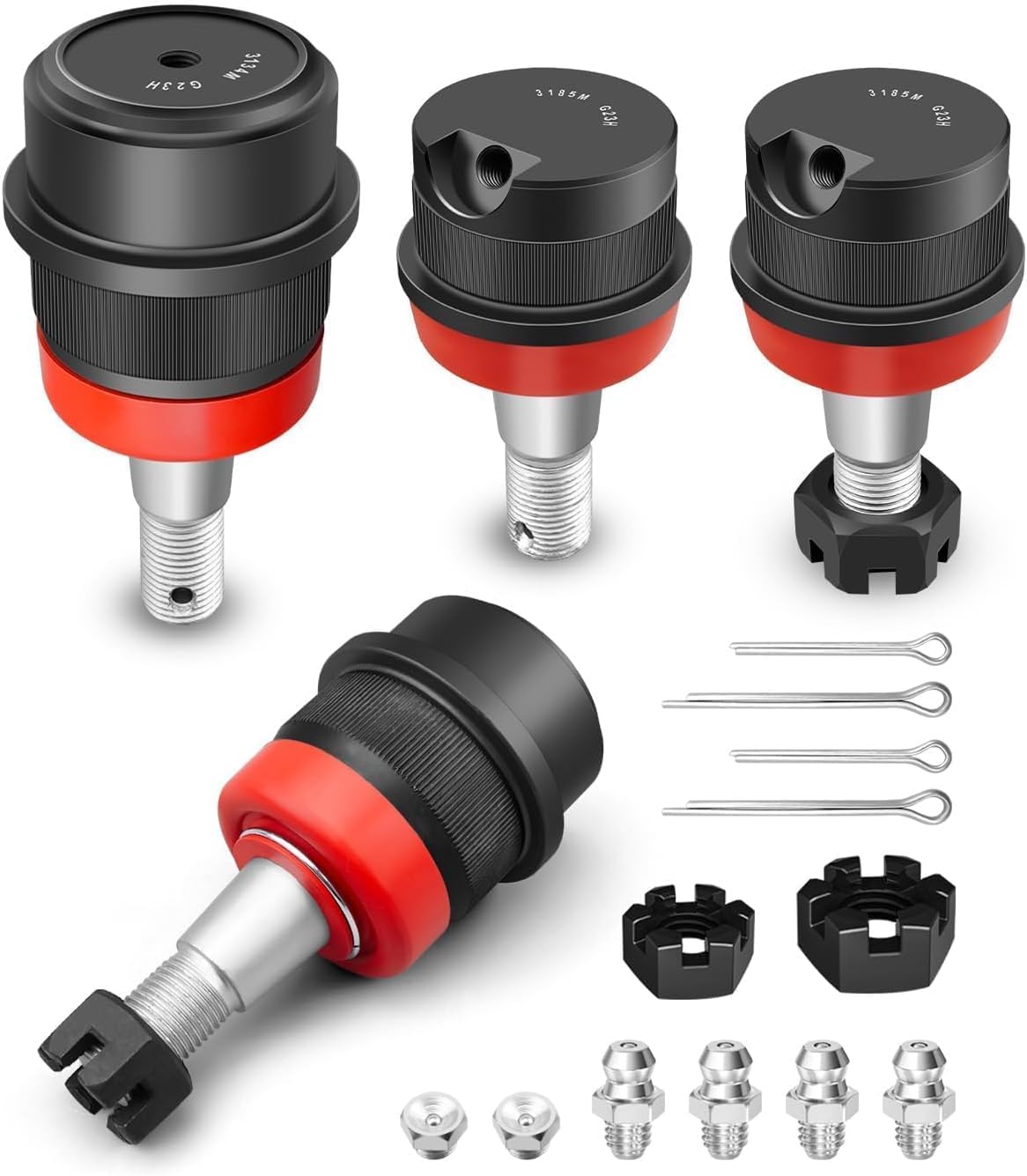 Heavy Duty Replacement Ball Joints Compatible with Jeep TJ XJ YJ ZJ 1987-2006, Replaces 10642