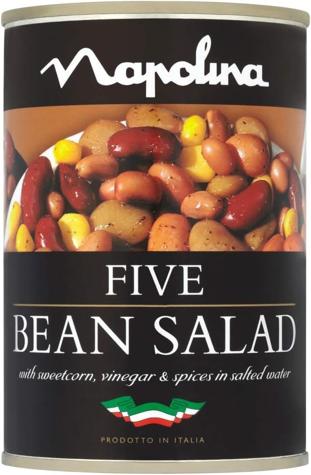 Napolina Five Bean Salad, 400g (Pack of 12)