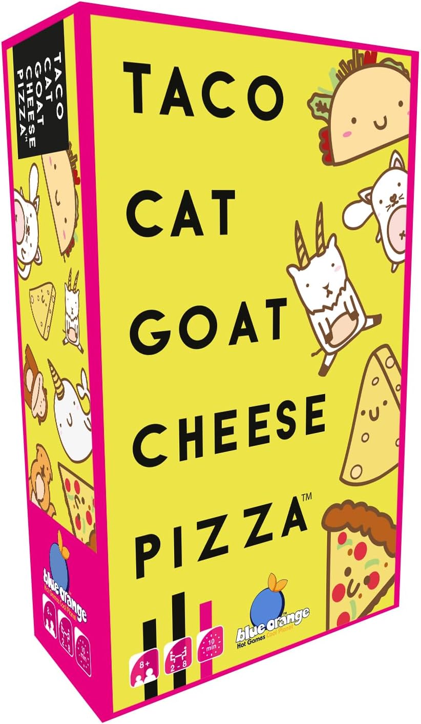 blue orange | Taco Cat Goat Cheese Pizza | The High-Energy Party Game Classic | Race to Slap the Deck Hilarious Family Favourite | 10-Minute Rounds, Endless Replayability | 2-8 Players, Ages 8+