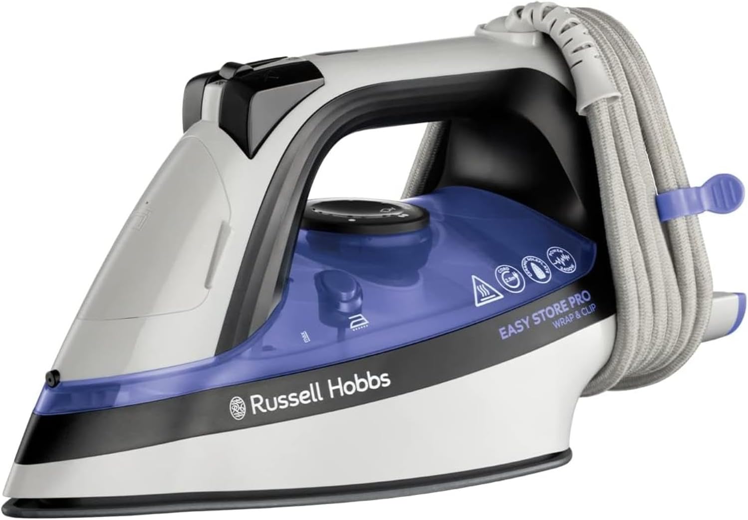 Russell Hobbs Easy Store Pro Steam Iron, 2400W, Ceramic Soleplate, 26730