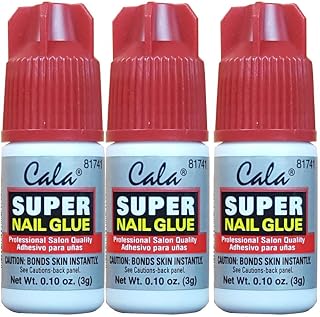 3 bottles Super nail Glue professional Salon Quality,Quick and Strong Nail liquid adhesive