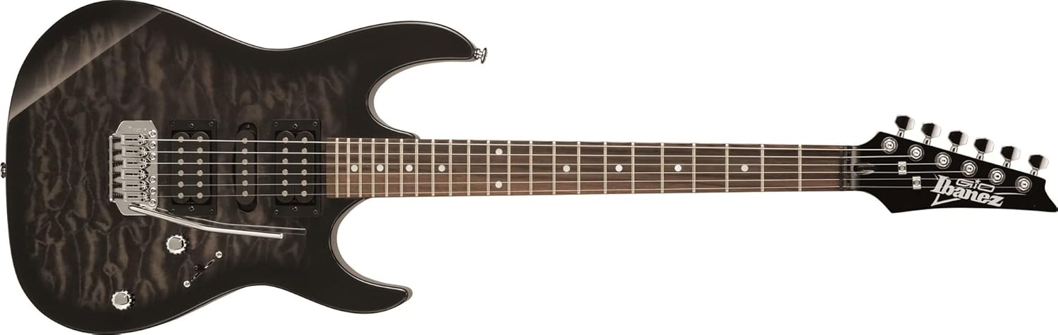 Ibanez Gio GRX70QA-TKS Transparent Black Sunburst - Electric Guitar
