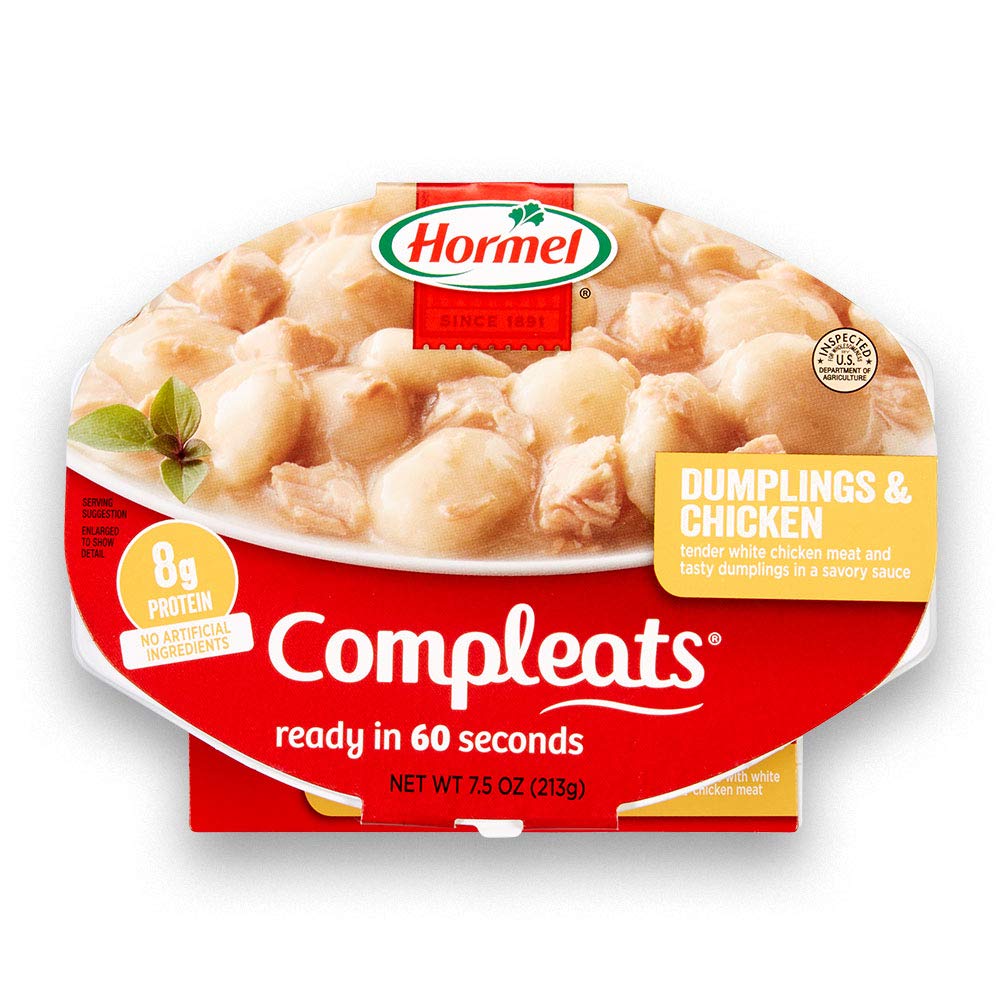 HORMEL COMPLEATS Dumplings & Chicken, Microwaveable, 7.5oz x7