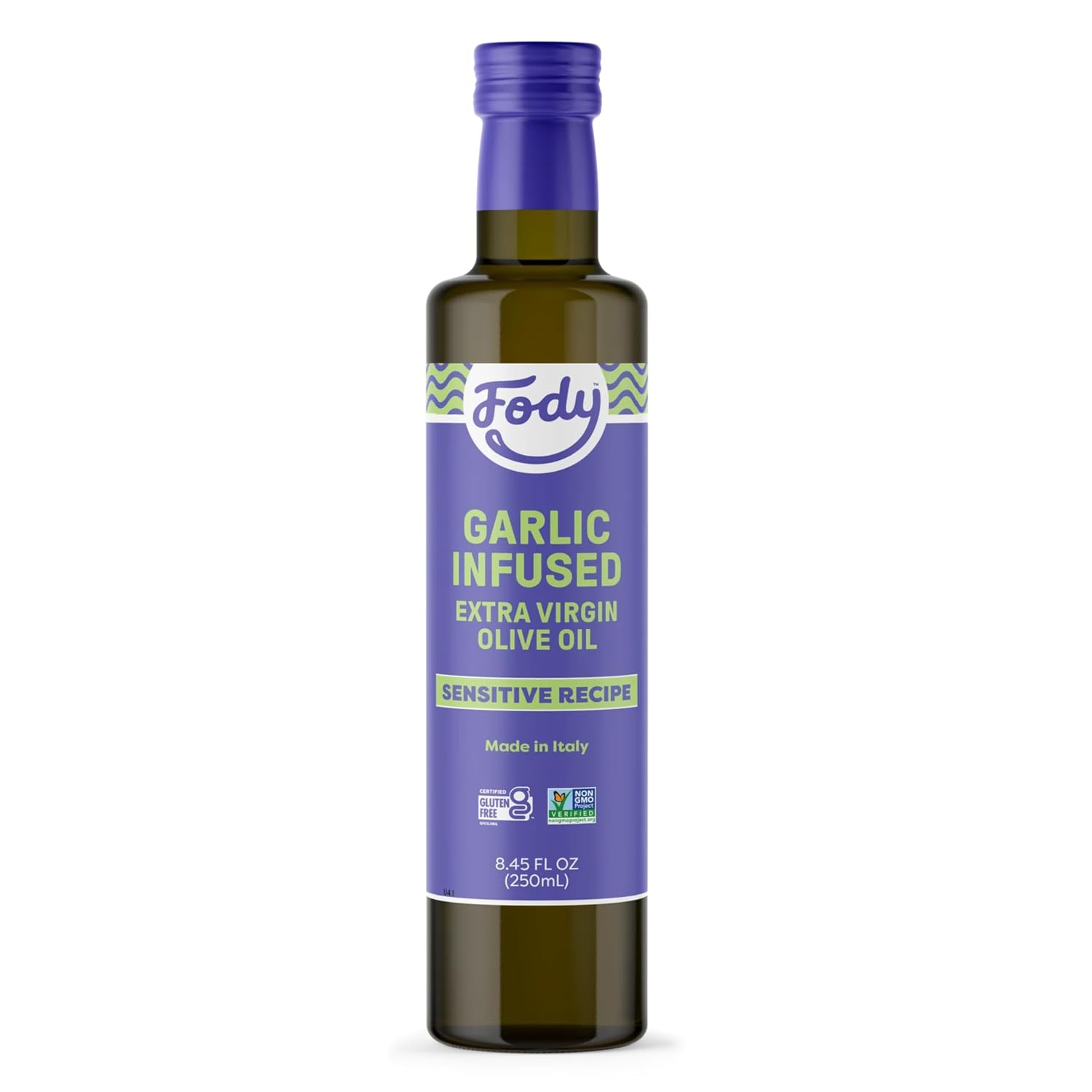 Fody Foods Garlic Infused Extra Virgin Olive Oil, 8.45 Oz