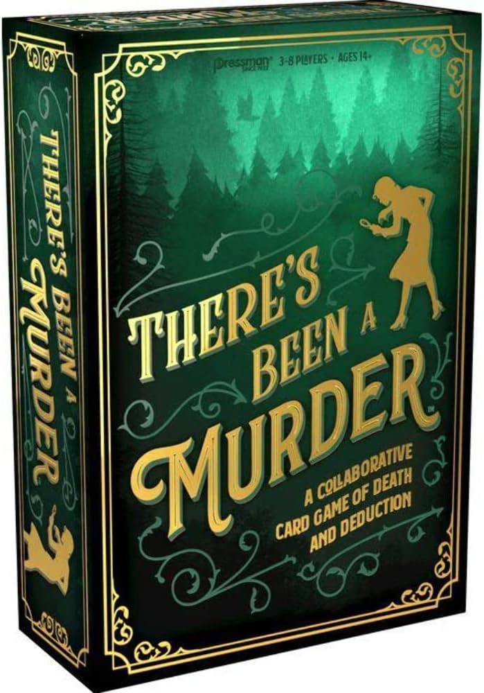 There's Been A Murder - A Collaborative Card Game of Death and Deduction (Packaging May Vary) by Pressman, for Ages 14 and up