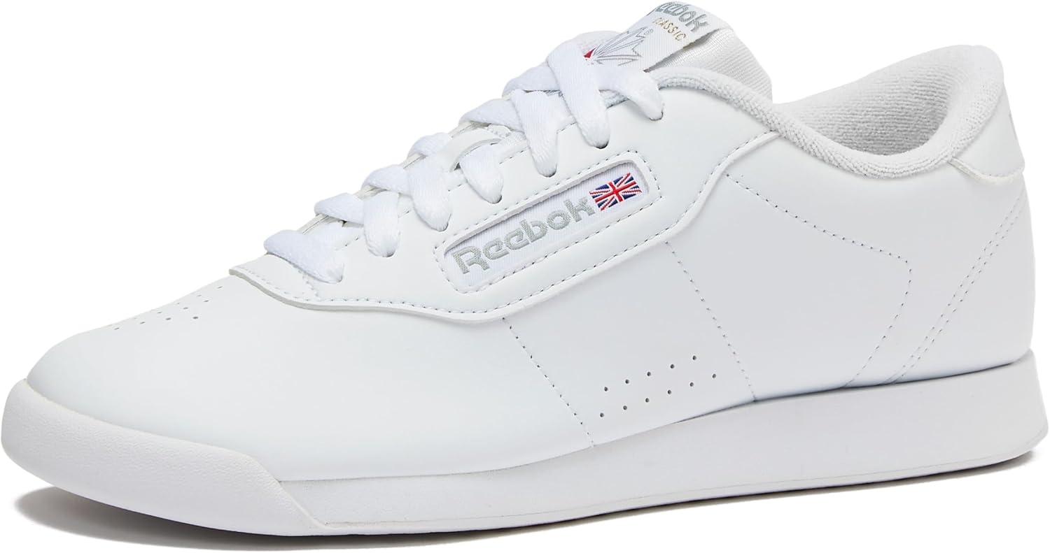 Reebok Women's Princess Sneakers, Comfortable Walking or Tennis Shoes