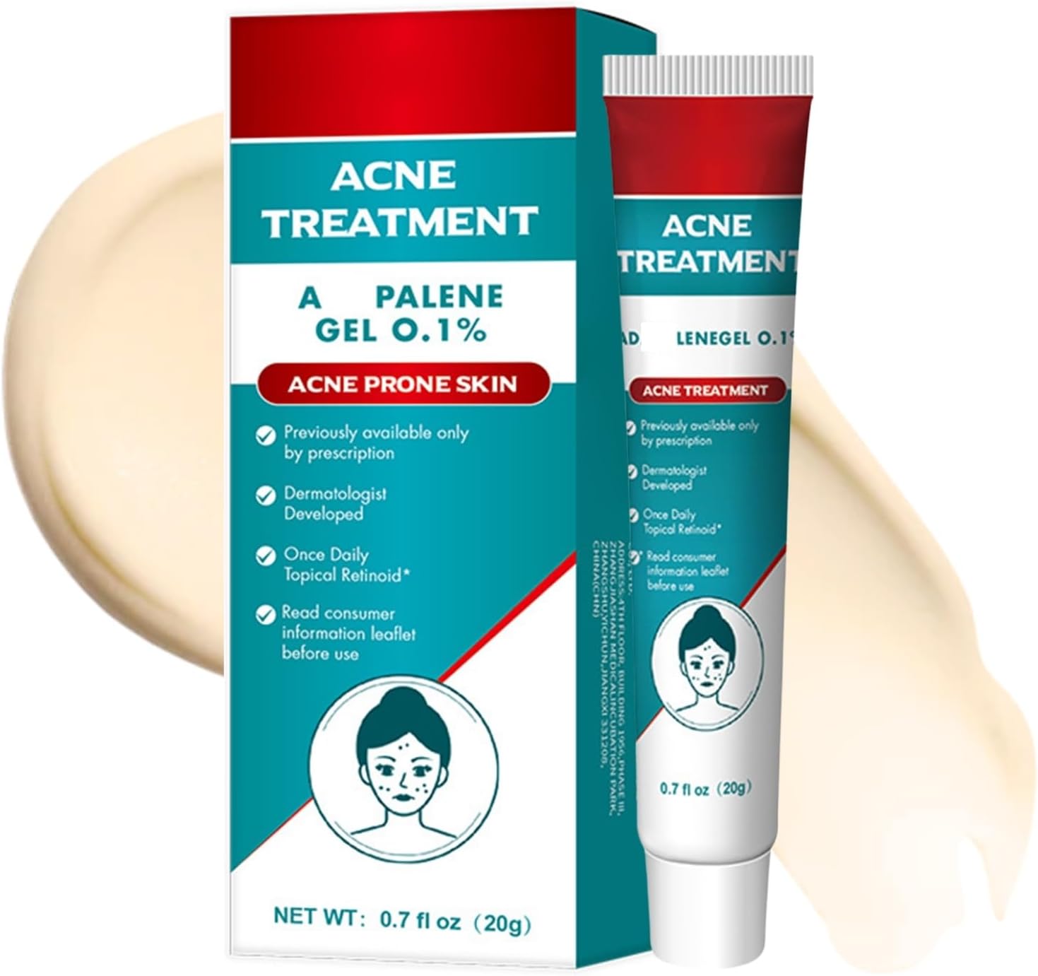 Acne Treatment Cream - Fast-Acting Spot Treatment for Face - Gentle & Effective Spot Cream for Reduces Blemishes & Breakouts - Face Care Acne Creams - Ac-ne Scar Treat-ment for All Skin Types