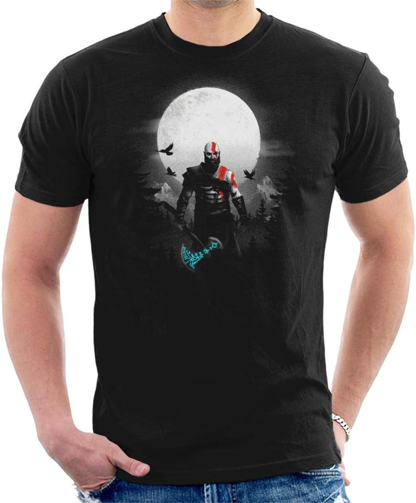 God of War Kratos Moon Men's T-Shirt